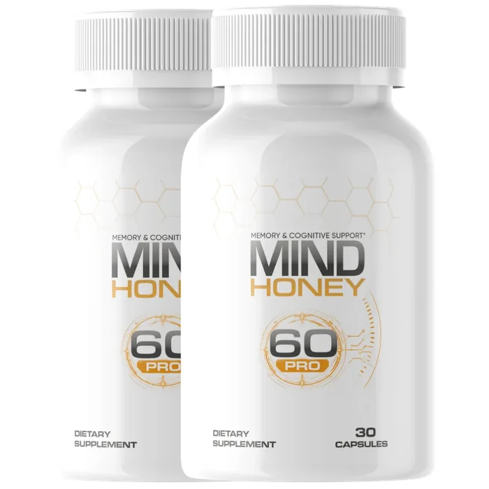 Mind Honey 60 PRO memory and cognitive support capsules, 30 capsules per bottle